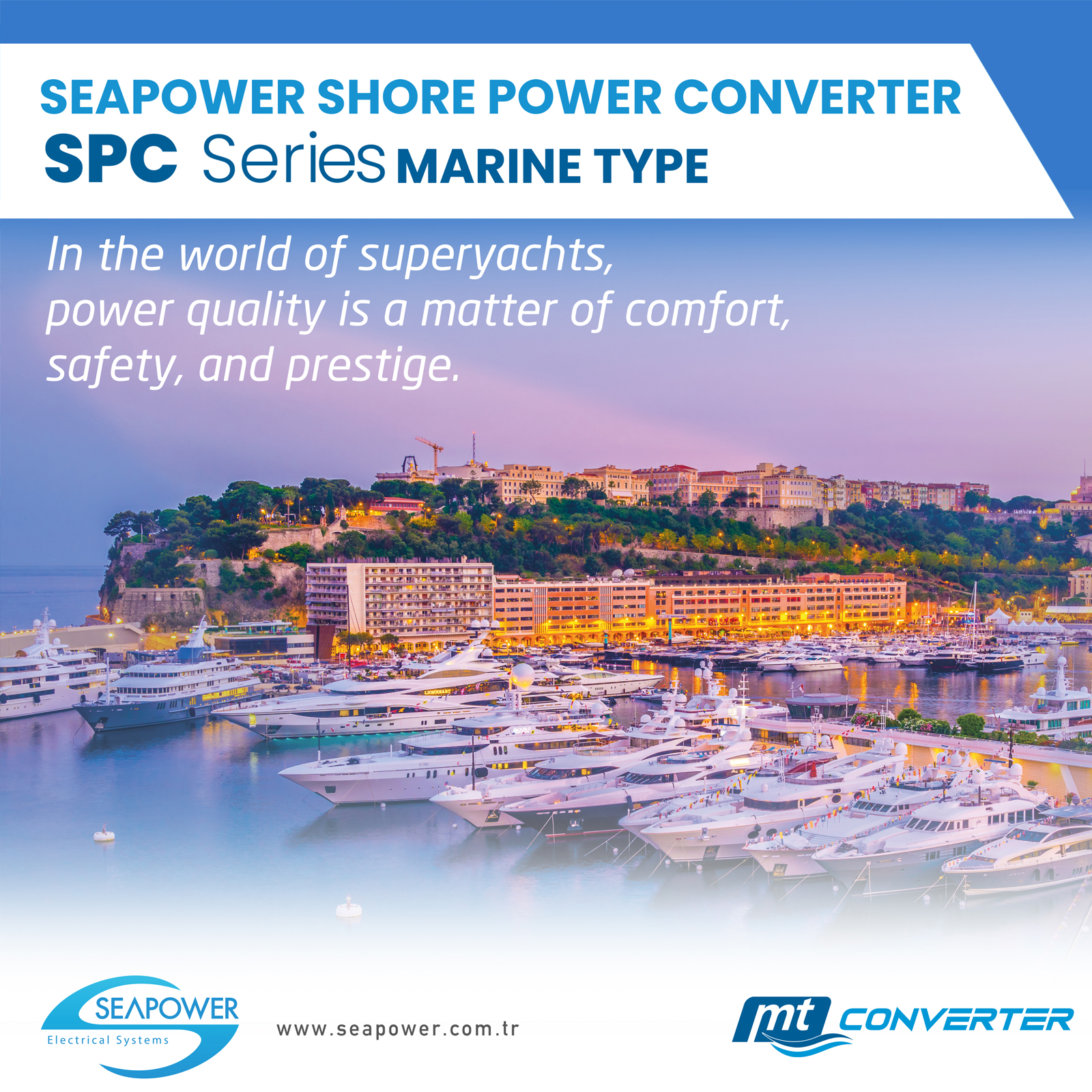 Sea Powercolor SEAPOWER Shore Power Converter Solutions for Superyachts - Seapower ...